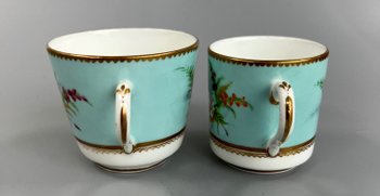  19thc Aesthetic Period tea/coffee service. Prob. Davenport dec by Williamsons. 