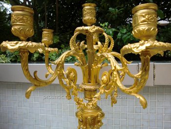 Coppia di candelabri d'epoca Napoleone III