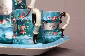 Service à Orangeade En Porcelaine Fin 19ème
