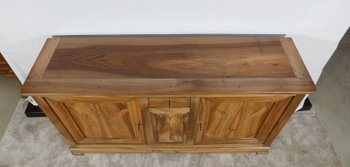 Credenza Boiserie in Noce - Fine XIX Secolo