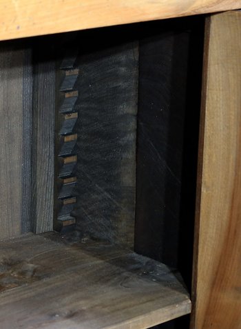 Credenza Boiserie in Noce - Fine XIX Secolo