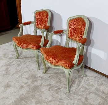 Paire de petits Cabriolets, style Louis XV – XIXe