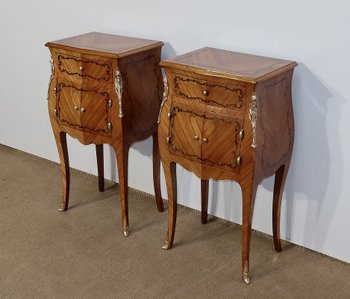 Paire de Petits Meubles de Salon, style Louis XV – Début XXe