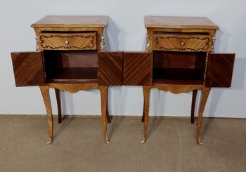 Paire de Petits Meubles de Salon, style Louis XV – Début XXe