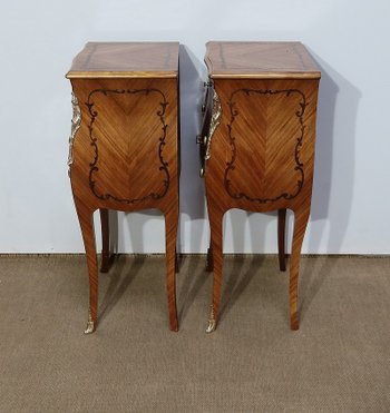 Paire de Petits Meubles de Salon, style Louis XV – Début XXe