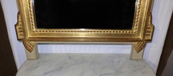 Goldener Holzspiegel im Stil Louis XVI - Anfang des 20. Jahrhunderts