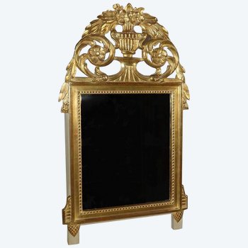 Golden Wood Mirror, Louis XVI Style - Early 20th Century