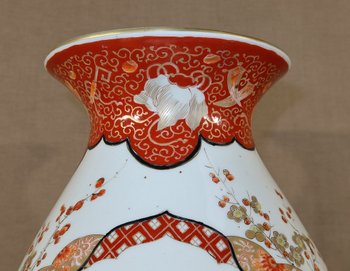 Grande vaso in porcellana giapponese - Fine del XIX secolo