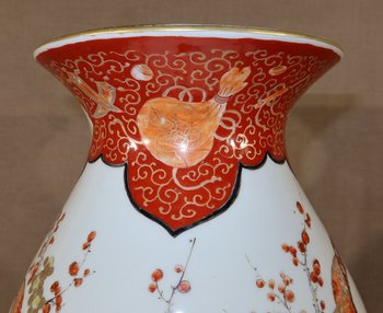 Grande vaso in porcellana giapponese - Fine del XIX secolo