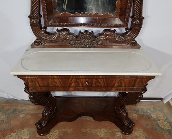 Importante Scrittoio in Mogano, Epoca di Restauro - Inizio XIX Secolo