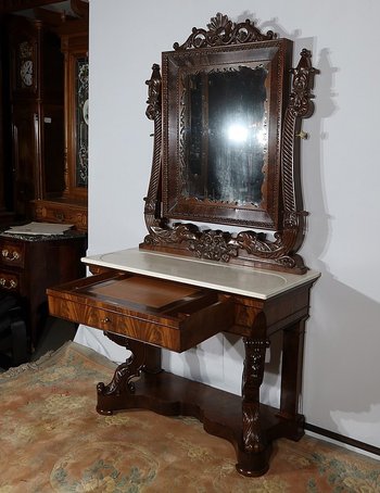 Importante Scrittoio in Mogano, Epoca di Restauro - Inizio XIX Secolo