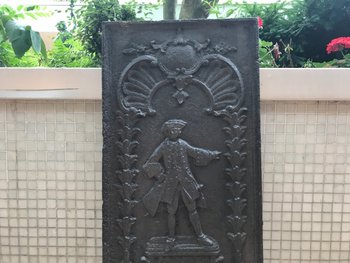 Plaque De Côté De Cheminée ancienne d'époque 18ème