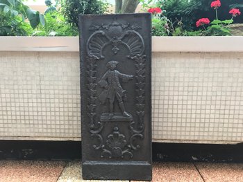 Plaque De Côté De Cheminée ancienne d'époque 18ème