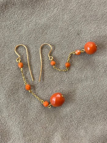 Pendants d'Oreille Corail Ref 385.78