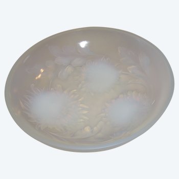Coppa in vetro opalescente periodo art déco circa 1930