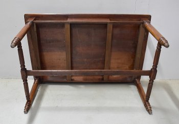 Table de Propriété Rectangulaire en Chêne Doré – Fin XIXe
