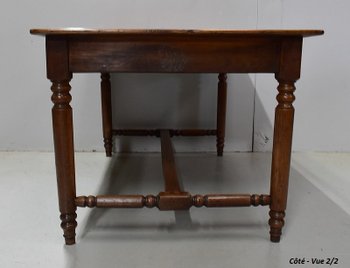 Table de Propriété Rectangulaire en Chêne Doré – Fin XIXe