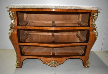 Commode Tombeau en Acajou Blond, style Régence – Milieu XXe