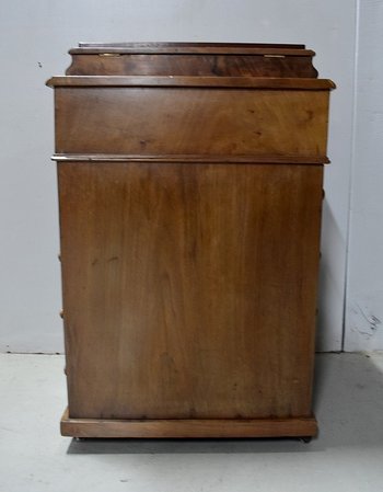 Piccola scrivania Davenport in noce, Inghilterra, epoca vittoriana - XIX secolo