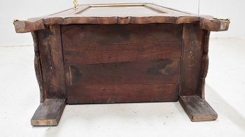 Small display case in Rio rosewood, Transitional style Louis XV / Louis XVI - 2nd part of XIXth century