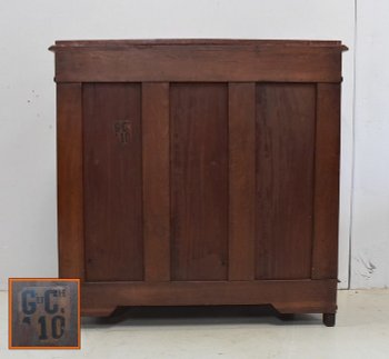 Small display case in Blond Walnut, Napoleon III period - 19th century