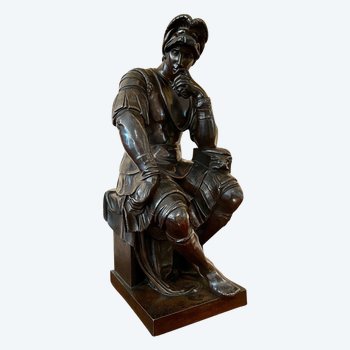 Bronzo Laurent De Medici Da Michelangelo, XIX Secolo