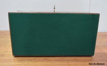 Large Rosewood Travel Writing Case - Late 19th century