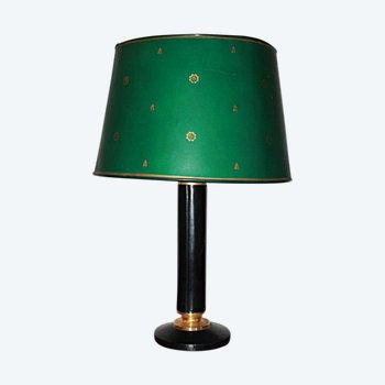 Lamp In The Taste Of Adnet Signed Le Tanneur