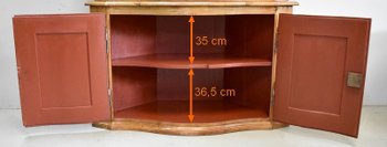Corner Bookcase in Pine - End of XVIIIth century