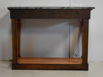 Console en Merisier massif, époque Restauration – 1820