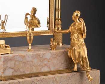 Empire Period Psyche Mirror, Early 19th Century