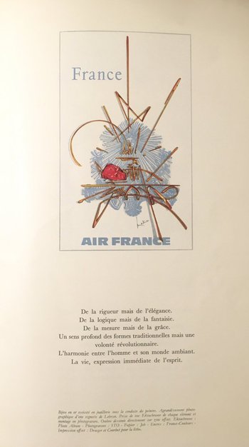 Affiche Air France Georges Mathieu