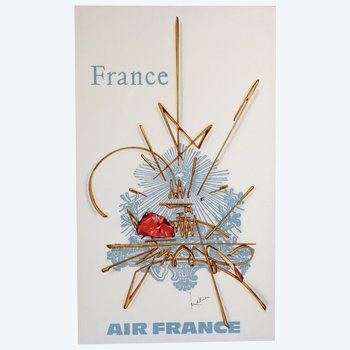 Affiche Air France Georges Mathieu