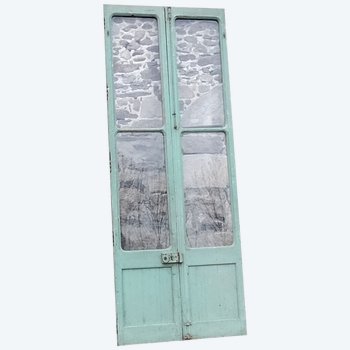 Antique Double Glass Door High Height 289 Cm