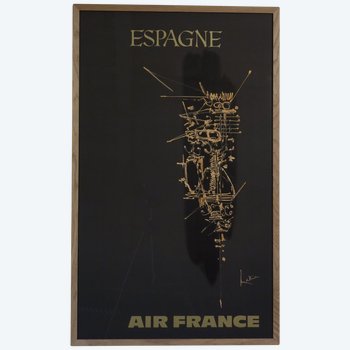 Air France Georges Mathieu Poster
