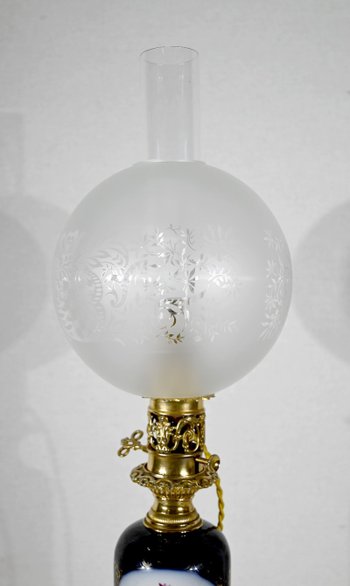 Pair of Neuburger-Lemonon lamps - End of XIXth century