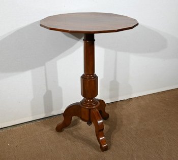 Petit Guéridon Tripode en Acajou, époque Restauration – 1ère partie du XIXe