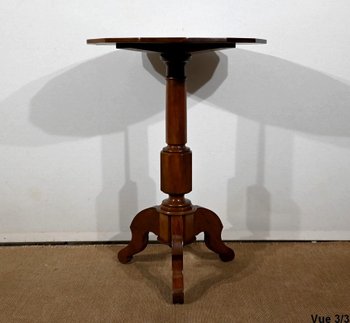 Petit Guéridon Tripode en Acajou, époque Restauration – 1ère partie du XIXe