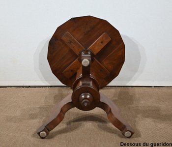 Petit Guéridon Tripode en Acajou, époque Restauration – 1ère partie du XIXe