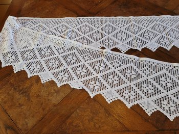 Altar front in lace, early 20th century
