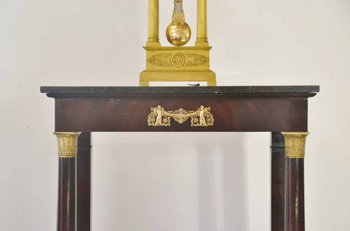 Console restauration en acajou XIXeme siècle 