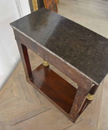 Console restauration en acajou XIXeme siècle 