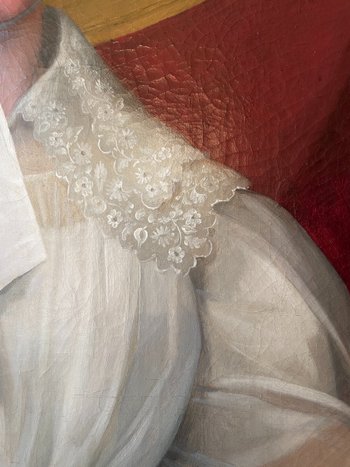 Ritratto estivo: donna con cappello, XIX secolo