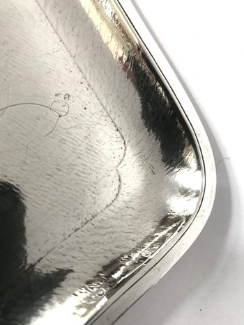 Mail tray silver plated 24cm x 18cm Christofle