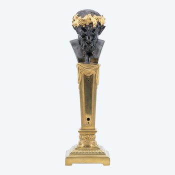 Thermomètre En Bronze. Restauration, XIXe Siècle