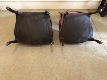 False Pair Of Louis XV Style Armchairs, 19th Century
