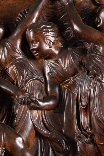 Intonaco dopo il primo pannello del coro di Luca Della Robbia per Santa Maria Novella a Firenze. Diciannovesimo esemplare