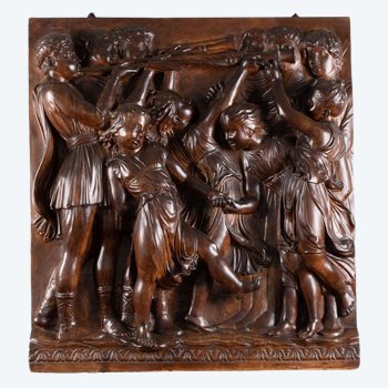 Intonaco dopo il primo pannello del coro di Luca Della Robbia per Santa Maria Novella a Firenze. Diciannovesimo esemplare