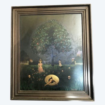 Oil On Canvas Signed Georges Braem (1931 - 1998)