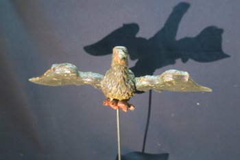 Wood carving representing the Holy Spirit